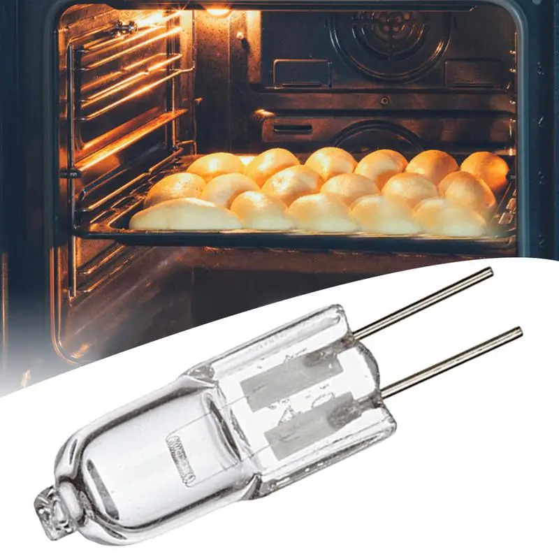 Bombilla halógena para horno G4, 12V, 20W, 500, resistente a altas temperaturas, lámpara de pared duradera, bombilla de repuesto para estufa