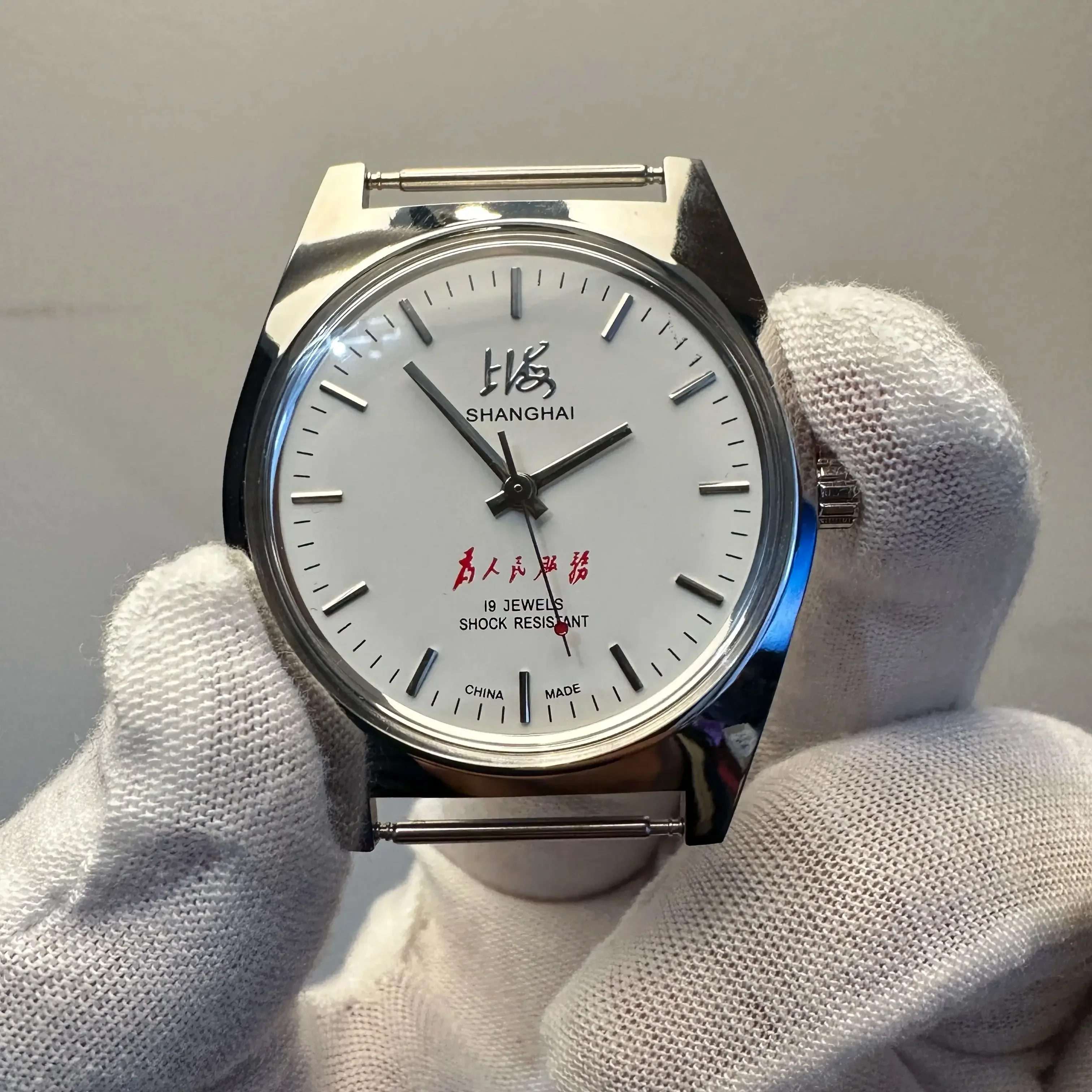Reloj de Hombre Shanghai de 36 mm, Retro 7120, Movimiento Mecánico Manual, Minimalista, para Negocios, Envío Directo