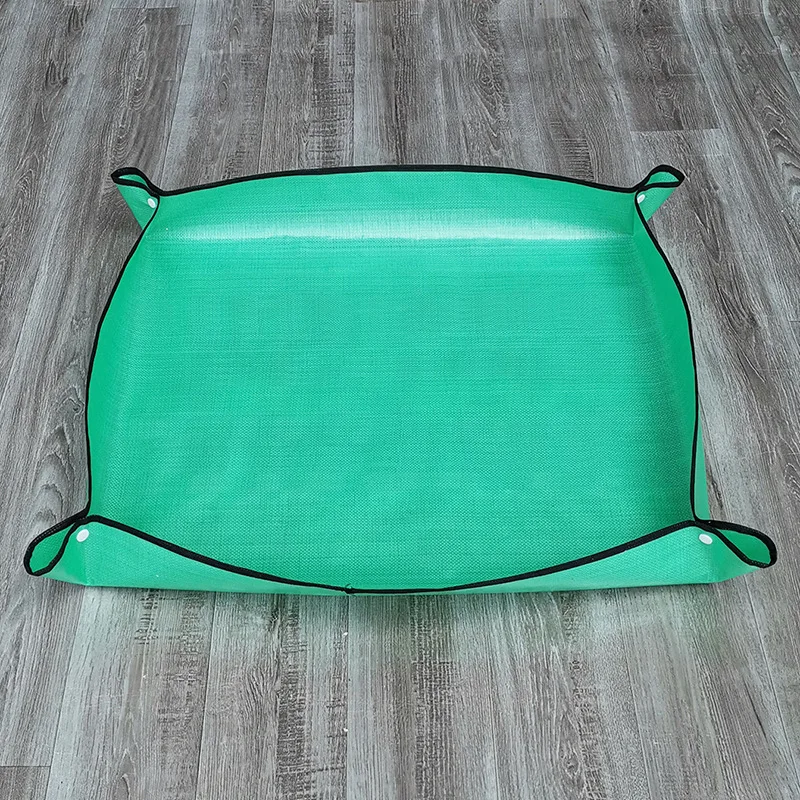Estera para repottar plantas, estera para trasplante impermeable, estera para macetas suculentas para interiores, estera de jardinería portátil