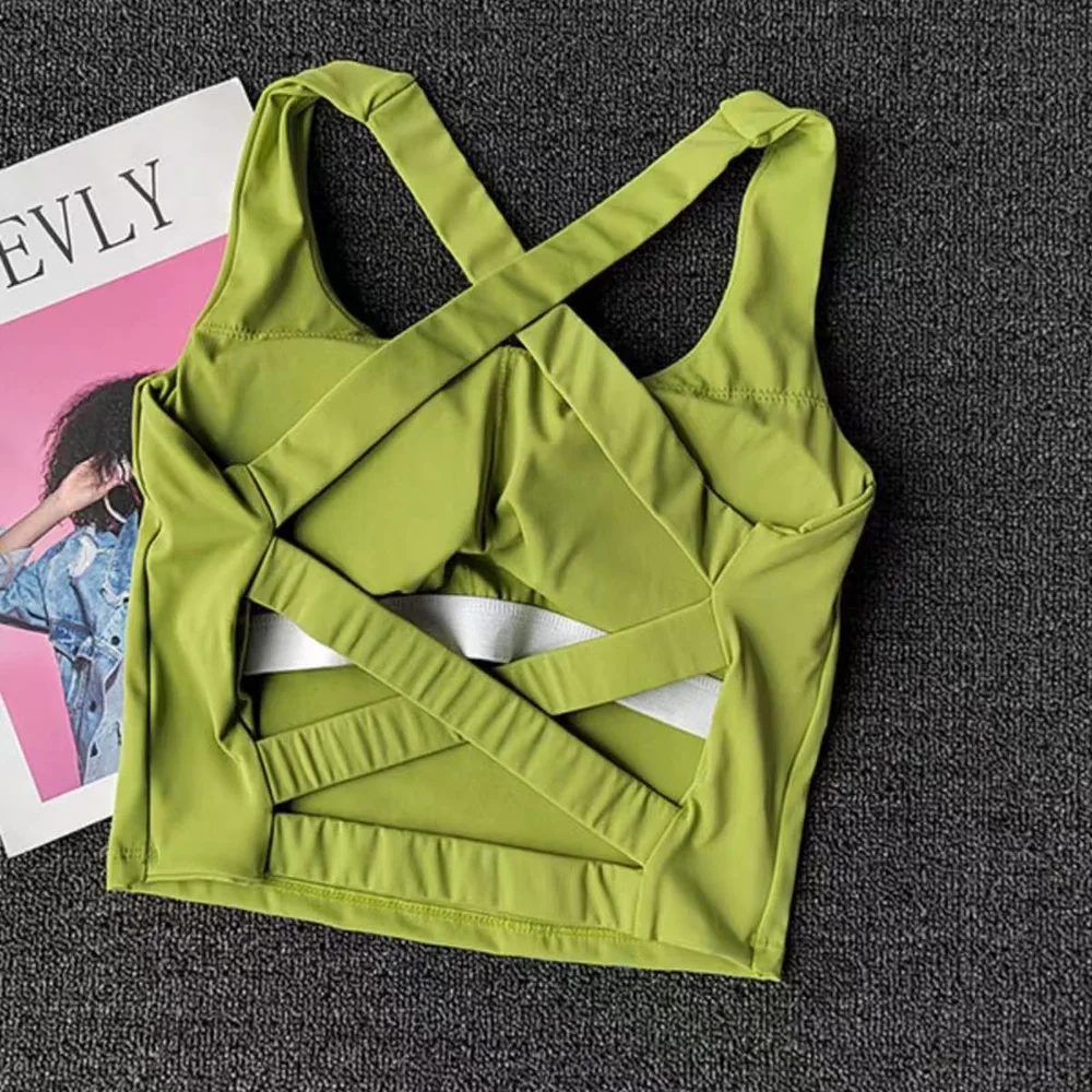 Sujetador deportivo sin costuras, Sujetador deportivo sin costuras, Top Sexy para Yoga y Fitness, ropa interior deportiva para correr, sujetador de realce, ropa deportiva, Bralette para mujer