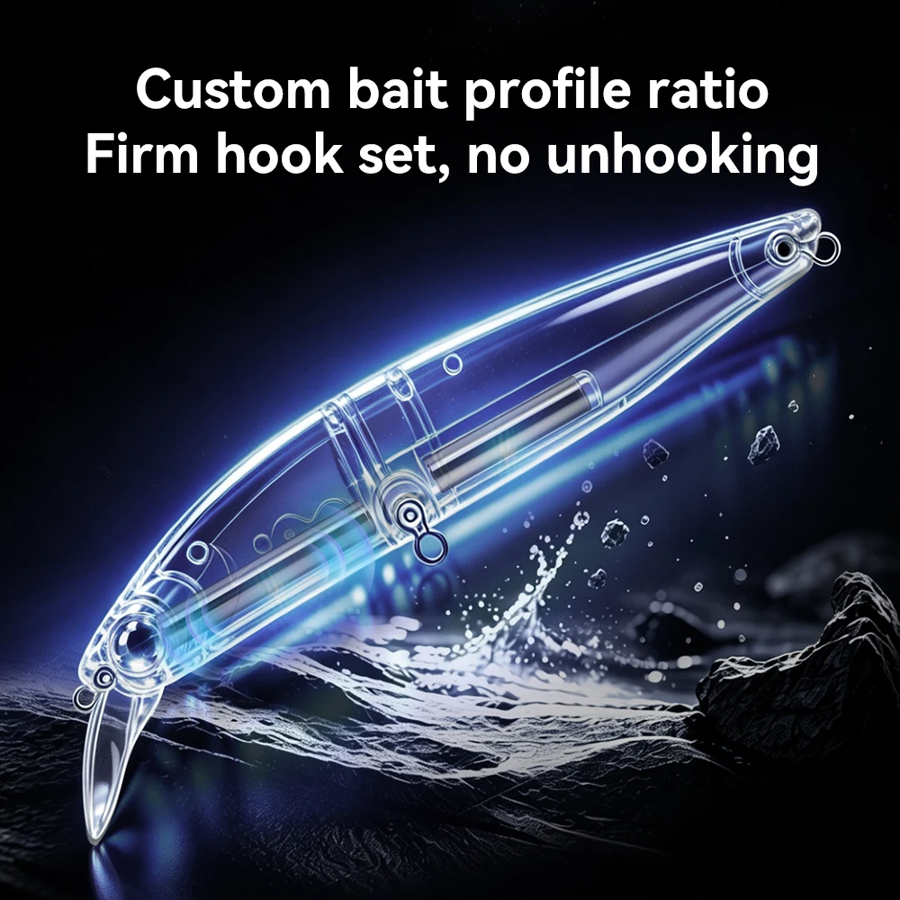 Señuelo KINGDOM Basstaor, Minnow de Hundimiento Rápido, Cebo Duro Wobbler 80mm 21g 93mm 30g, Señuelo de Largo Alcance para Lubina, Lucio, Salmón, Trucha, Swimbait