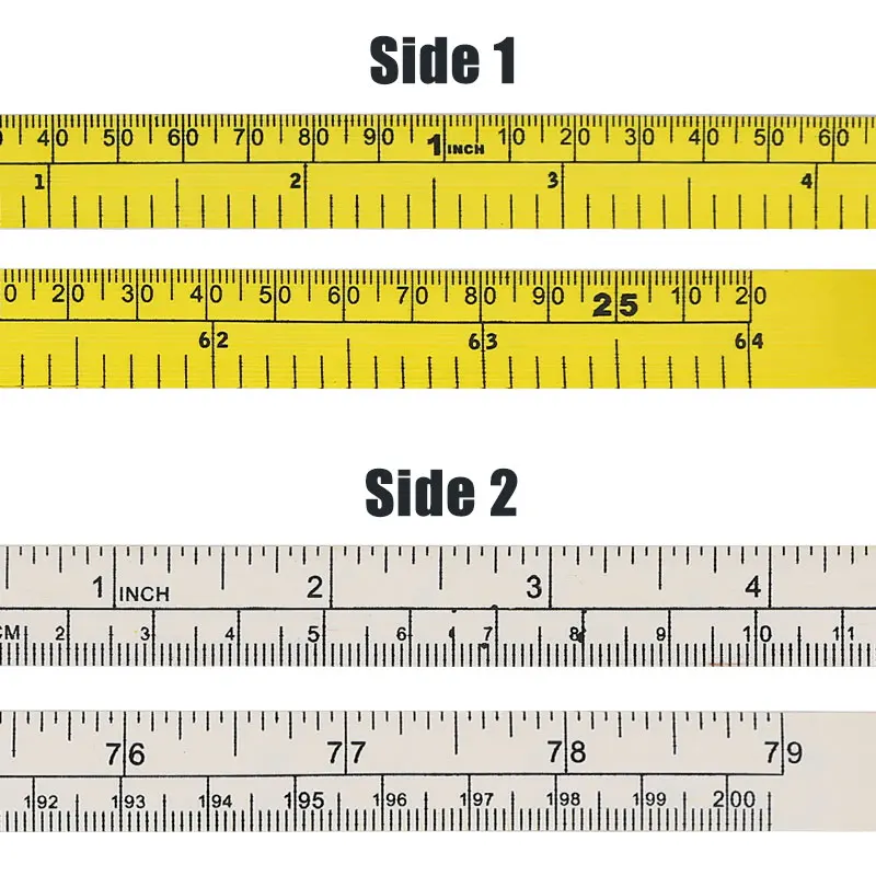 Cinta métrica para el diámetro de los árboles, Cinta métrica retráctil y suave de PVC, herramienta de medición de 2000 mm y 79 pulgadas, para árbol de jardinería profesional