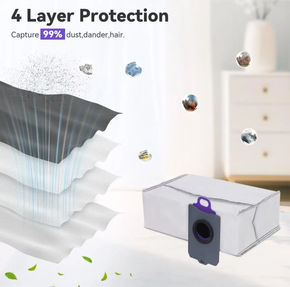 Narwal Freo Z Ultra Robot repuestos de aspiradora cepillos laterales principales paños de fregona filtros HEPA bolsas de polvo Accesorios