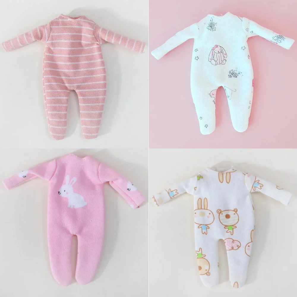 Ropa para muñecas OB11, pijamas suaves y encantadores con estampado para Ob11,Mollys,Obitsu 11,Gsc,Pd9,1/12 Bjd, accesorios de ropa para muñecas