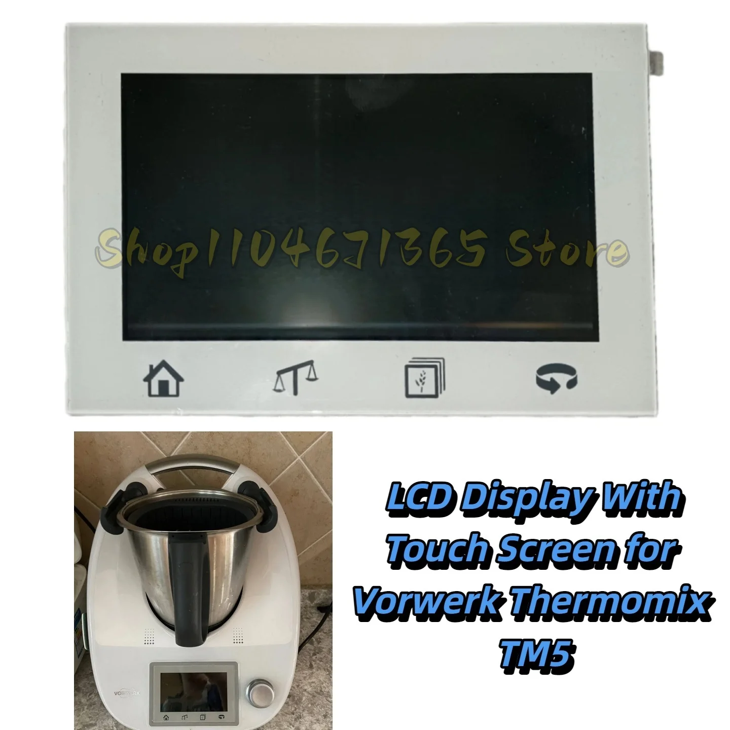 Pantalla LCD con Pantalla Táctil para Vorwerk Thermomix TM5