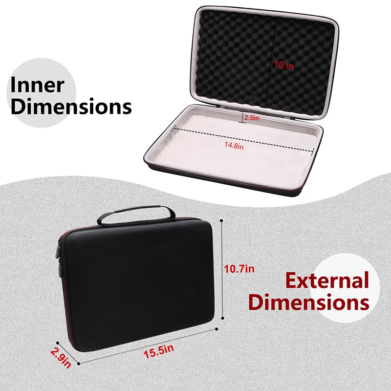 Estuche rígido de EVA para Pioneer DJ, bolsa de almacenamiento protectora para subcontrolador de DDJ-XP2, solo estuche