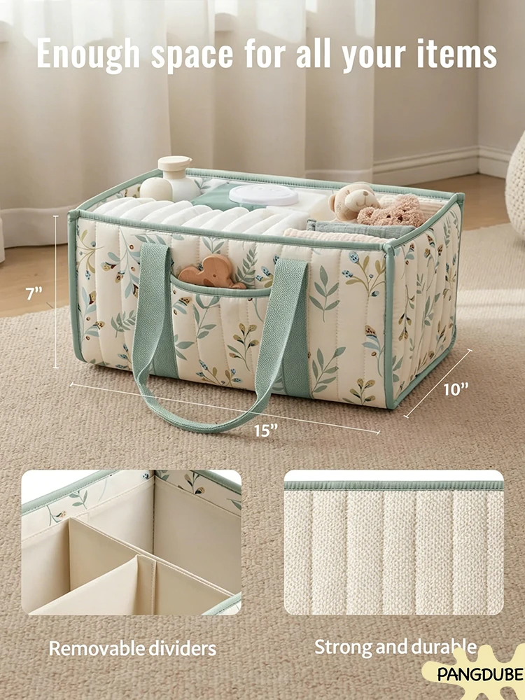 Organizador de Pañales PANGDUBE, Bolsa de Almacenamiento para Pañales de Bebé, Contenedor para Artículos de Recién Nacido, Porta Pañales, Regalo para Baby Shower