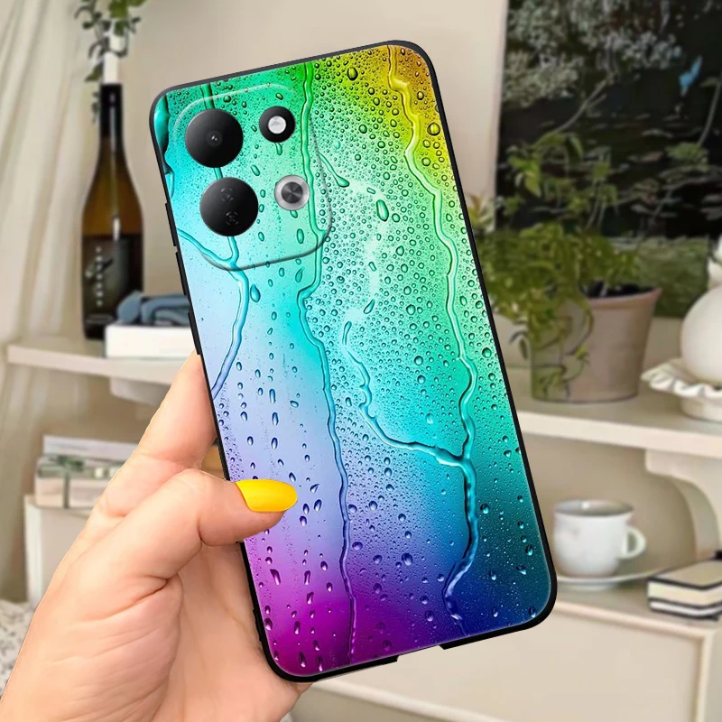 Funda para Xiaomi Redmi 17 4G 5G de silicona de lujo con estampado bonito, suave, de TPU, para la parte trasera del teléfono Redmi17, a prueba de golpes, funda protectora.