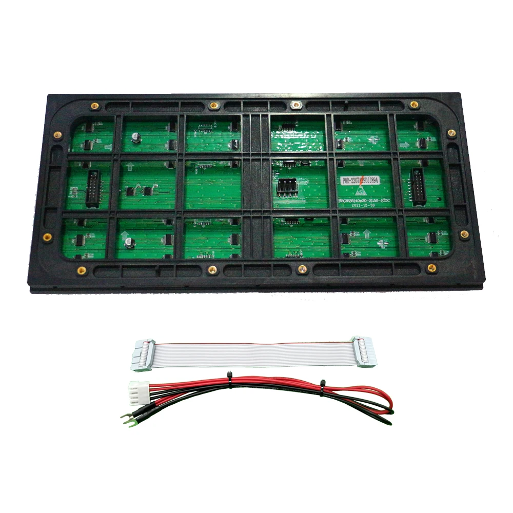 Panel de Pantalla LED para Exteriores HD SMD P8 RGB a Todo Color, 320x160mm, Resistente al Agua, Módulo de Pantalla, Matriz de Puntos P5 P6, Cartel Publicitario