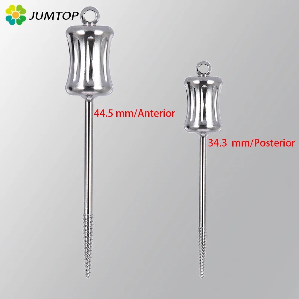 JUMTOP taladro de raíz rota Dental, Extractor de fragmentos de raíz apica, tornillo de extracción de dientes de acero inoxidable, herramientas de odontología