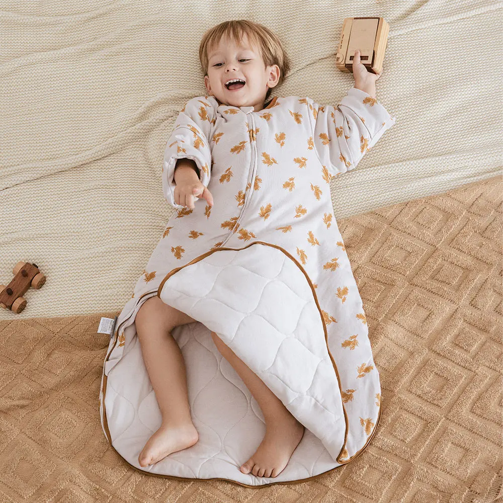 Saco de dormir para bebés de 0 a 24 meses, saco de dormir de invierno más grueso, mangas extraíbles, manta antipatadas para evitar el frío para bebés, 3,5