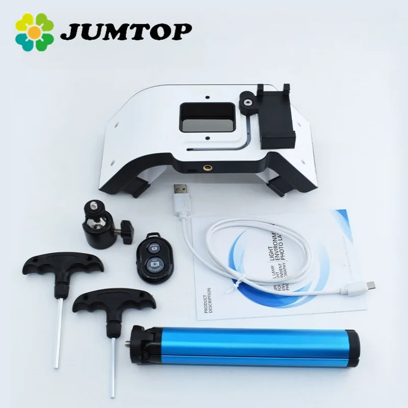 JUMTOP-Lámpara de relleno Oral para fotografía Dental, luz de Flash LED con soporte, ajuste de brillo, herramienta de iluminación para tratamiento de odontología