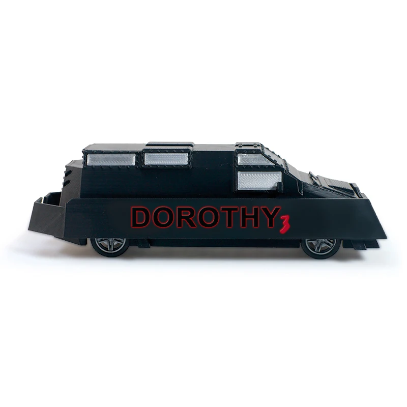 Modelo Coleccionable de Escritorio del Vehículo Blindado Team Dorothy Storm Chaser, Interceptor de Tornados, Regalo para Amantes de la Meteorología