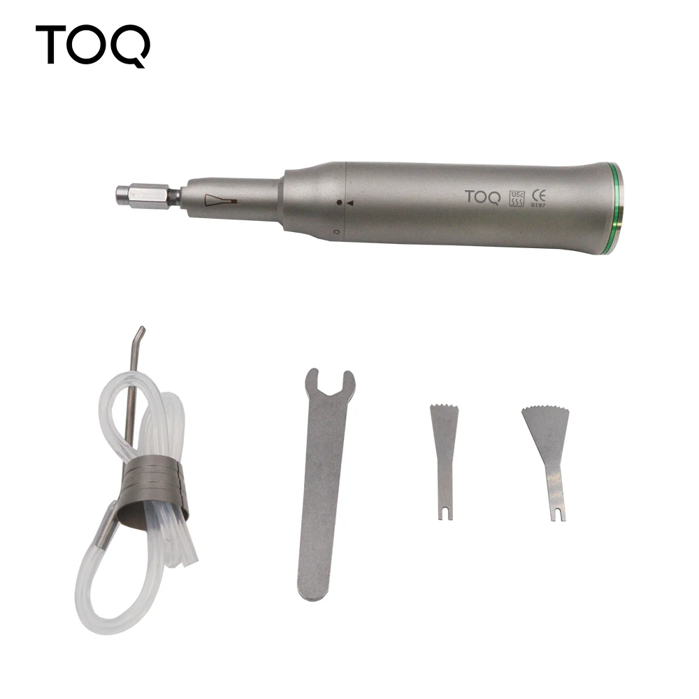 Kit de sierra recíproca dental para cirugía oral, acero inoxidable, cuchillas reemplazables, conducto de agua externo, compatible con motor tipo E
