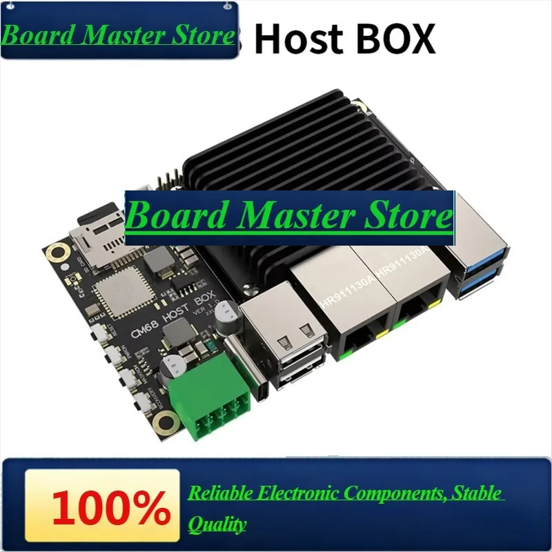 BaMas+ CM68 Host Box y Placa Central CM68 - Salida Compatible 2x1000M Ethernet 5xUSB - A55 CANBus para Klipper