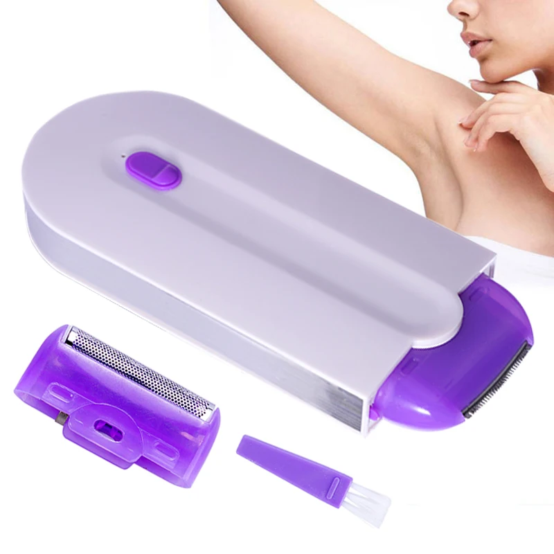 Kit de depilación indolora profesional, depiladora láser táctil recargable por Usb, cuerpo, cara, piernas, Bikini, afeitadora