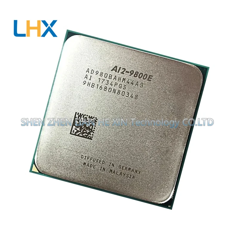 Procesador de CPU A12 9800E de 3.1GHz, Cuatro Núcleos, AD9800AHM44AB, Socket AM4