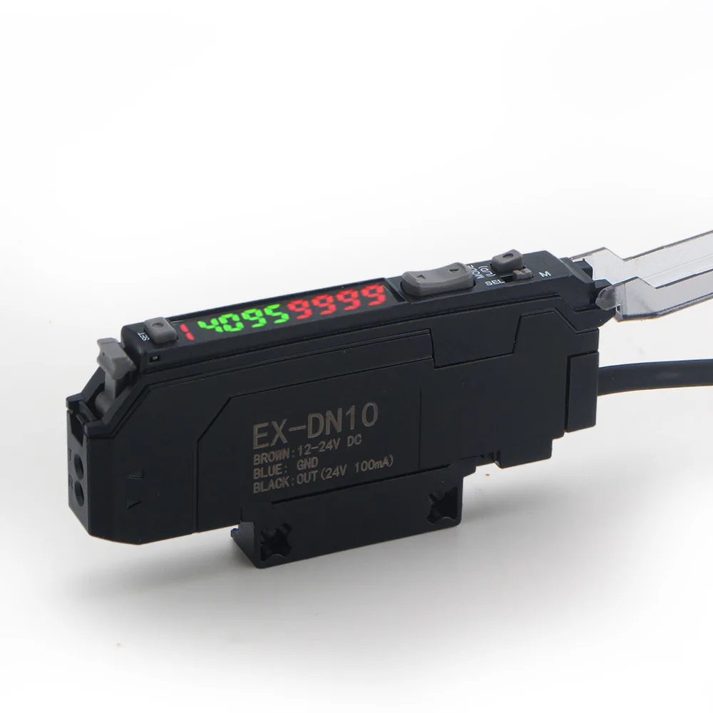 Kit de Sensor de fibra óptica reflectante difuso GTRIC con amplificador separado Sensor fotoeléctrico de alta precisión 12-24V DC NPN NO/NC
