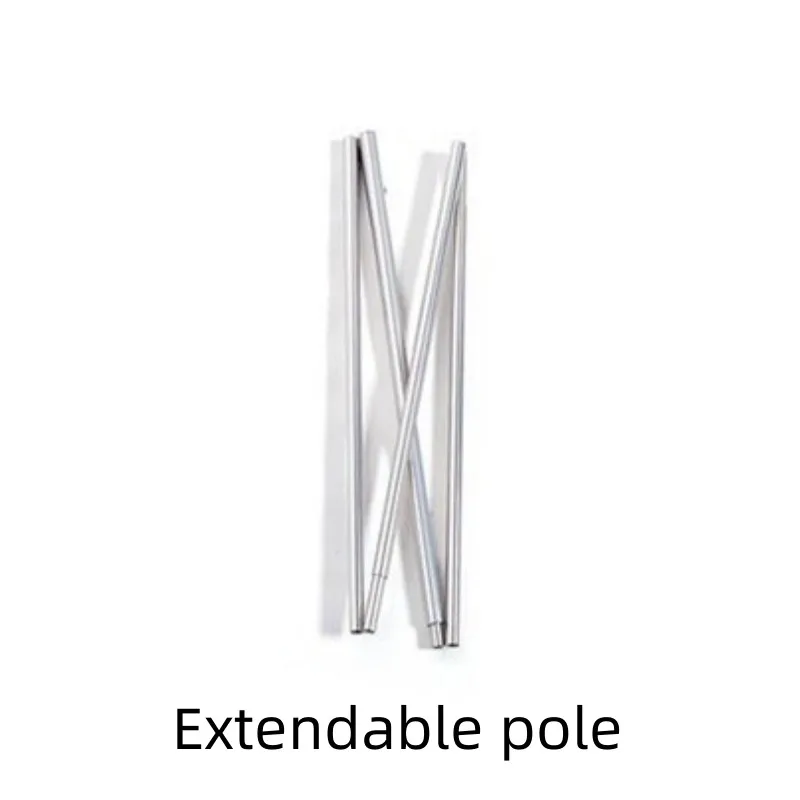 Asta Gear-poste extensible de aleación de aluminio, accesorios para tienda de campaña, 1 piezas, 7075