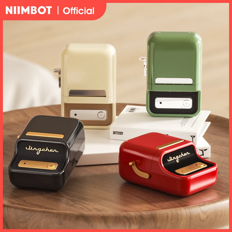 NiiMbot B21 Mini impresora térmica inalámbrica fabricante de etiquetas de código de barras Bluetooth impresoras de etiquetas adhesivas portátiles para oficina comercial