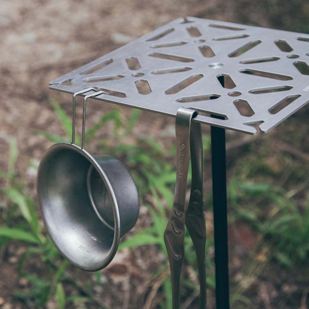 Fire-Maple Dandelion Buddy Table Camping aluminio desmontable ajustable Mini mesa plegable al aire libre para senderismo mochilero