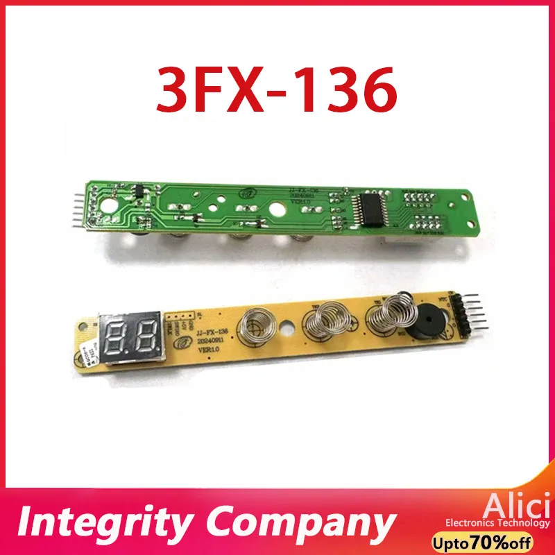 3FX-136 Placa de control para vinoteca, placa de circuito táctil, accesorio de teclado 3FX-136