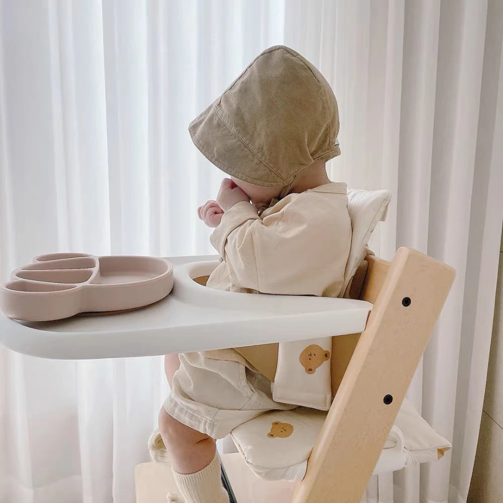 Cojín de silla de comedor para bebé, accesorios de silla de crecimiento para comer, antideslizante, portátil, para Otoño e Invierno