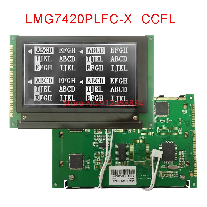 Reemplazo de pantalla del módulo LCD LMG7420PLFC-X para LMG7420 PLFC X Rev.A Rev.C Rev.D
