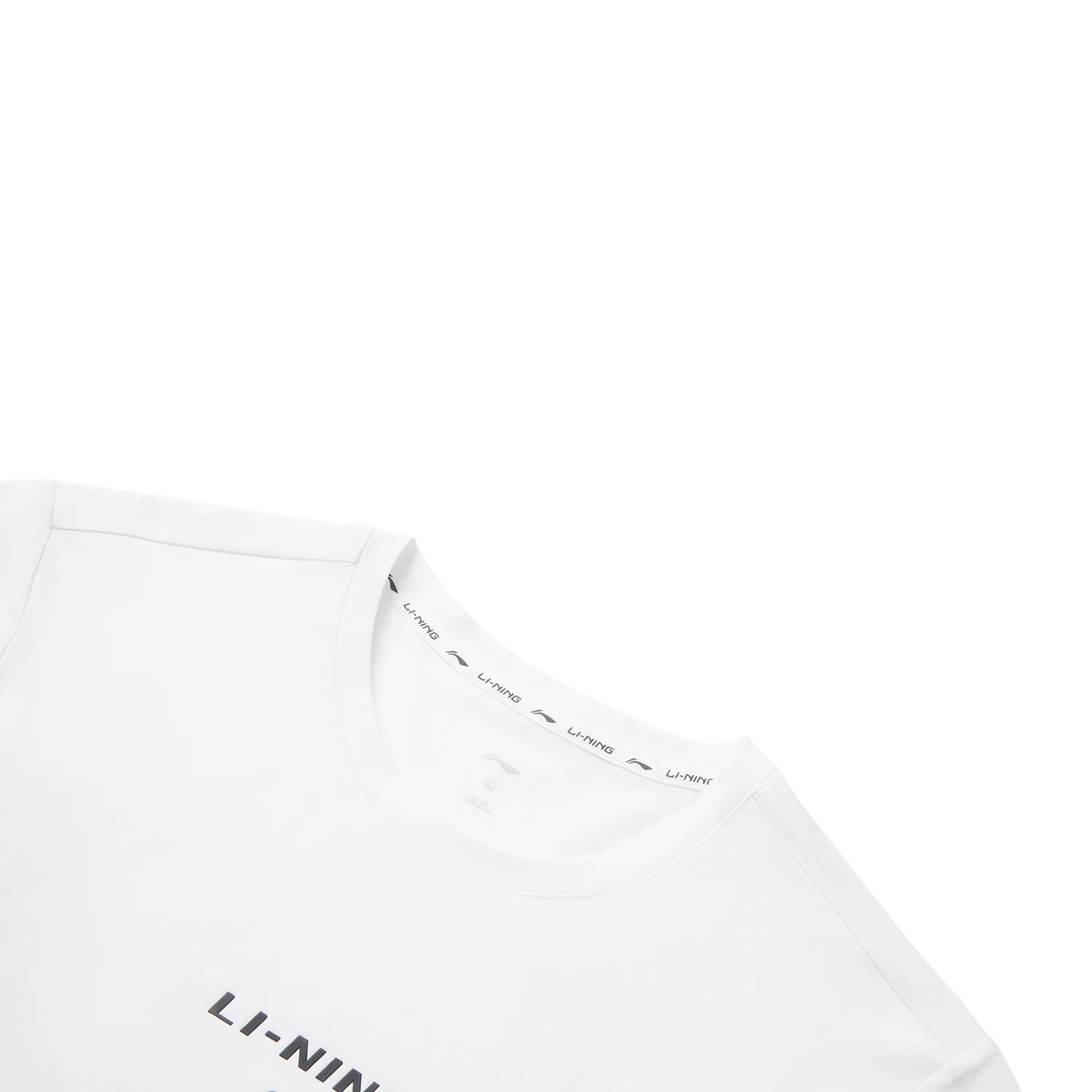 Li-ning Camiseta deportiva de entrenamiento para hombre AT DRY ULTRA Regular Fit 100% poliéster forro de Fitness camisetas de manga corta ATSV115