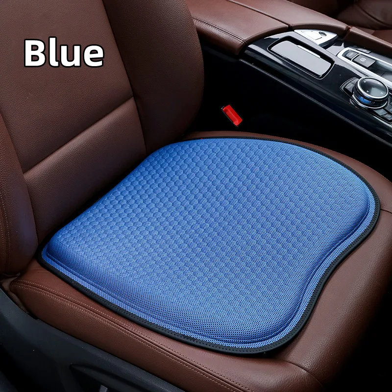 Cojín de Gel para Asiento de Coche de Verano, Almohadilla Antifatiga para Asiento de Oficina, Cojín Cuadrado Refrescante de Verano