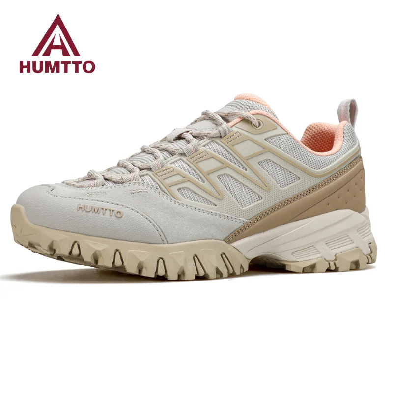 HUMTTO-Botas de senderismo de cuero para mujer, zapatos impermeables para exteriores, escalada, montaña, caza, caminar, invierno
