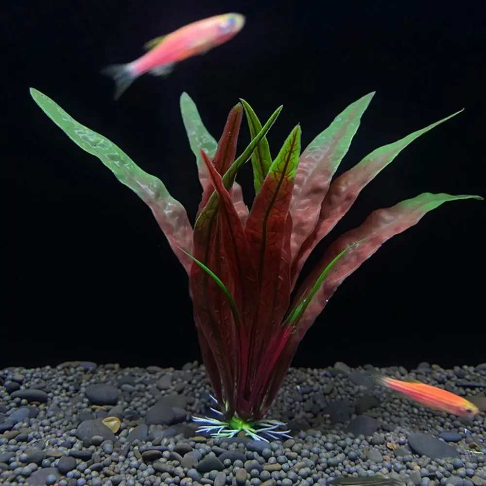 Adorno para pecera, planta de acuario, decoración Artificial, plantas de simulación, hierba de agua, pecera, decoración de plástico