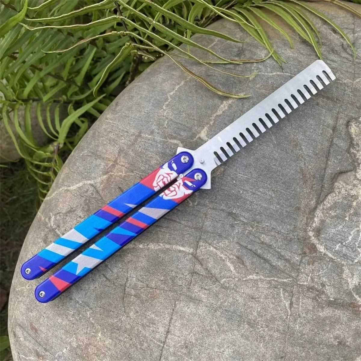 Arma Valorant de 23cm, elegante peine de mariposa de Yoru, GO Vol 2, juego de cuerpo a cuerpo, espada samurái de Metal periférica, modelo de arma, regalos, Juguetes