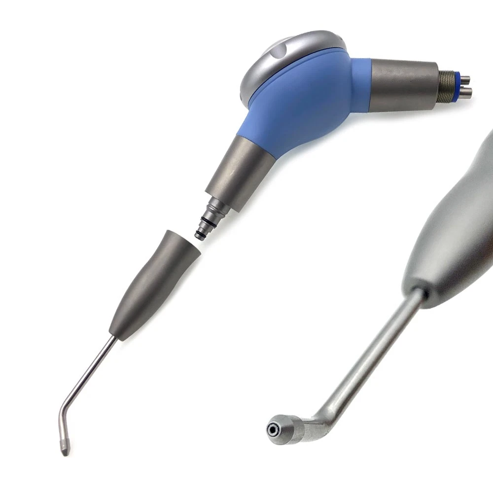 Pulidor Dental de Aire JUMTOP, Cuerpo de Titanio, Herramienta de Pulido para Limpieza Dental y Eliminación de Manchas