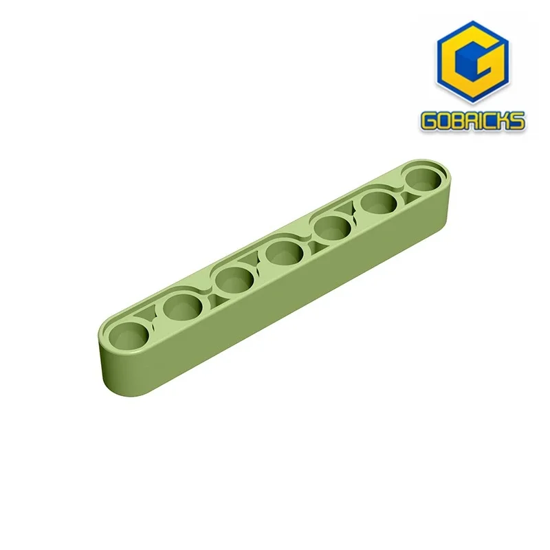Gobricks GDS-665 Técnico, Liftarm Grueso 1 x 7 compatible con lego 32524 piezas de bloques de construcción educativos DIY para niños