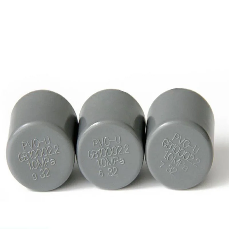 10 Uds 20 ~ 110mm PVC gris tapa de extremo de tubo conector de tubo de riego de jardín accesorios de tubo de plástico junta de enchufe de tubo de tanque de peces de acuario