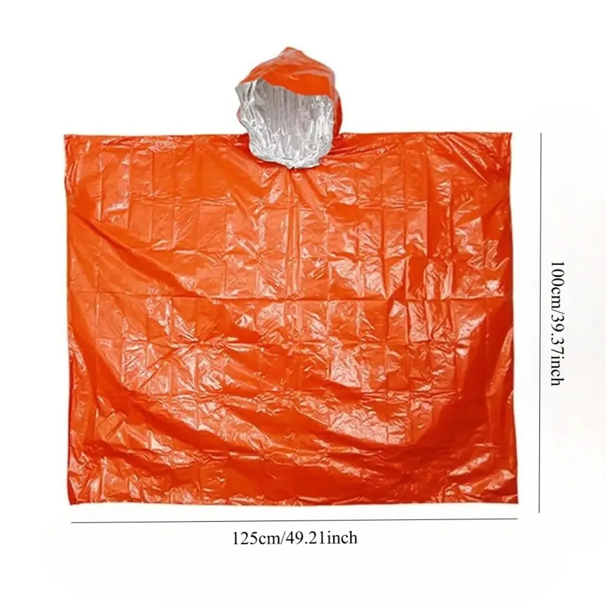 Poncho Impermeable de Emergencia, Manta Impermeable, Equipo de Supervivencia para Camping, Aislamiento contra el Frío, Equipo de Camping