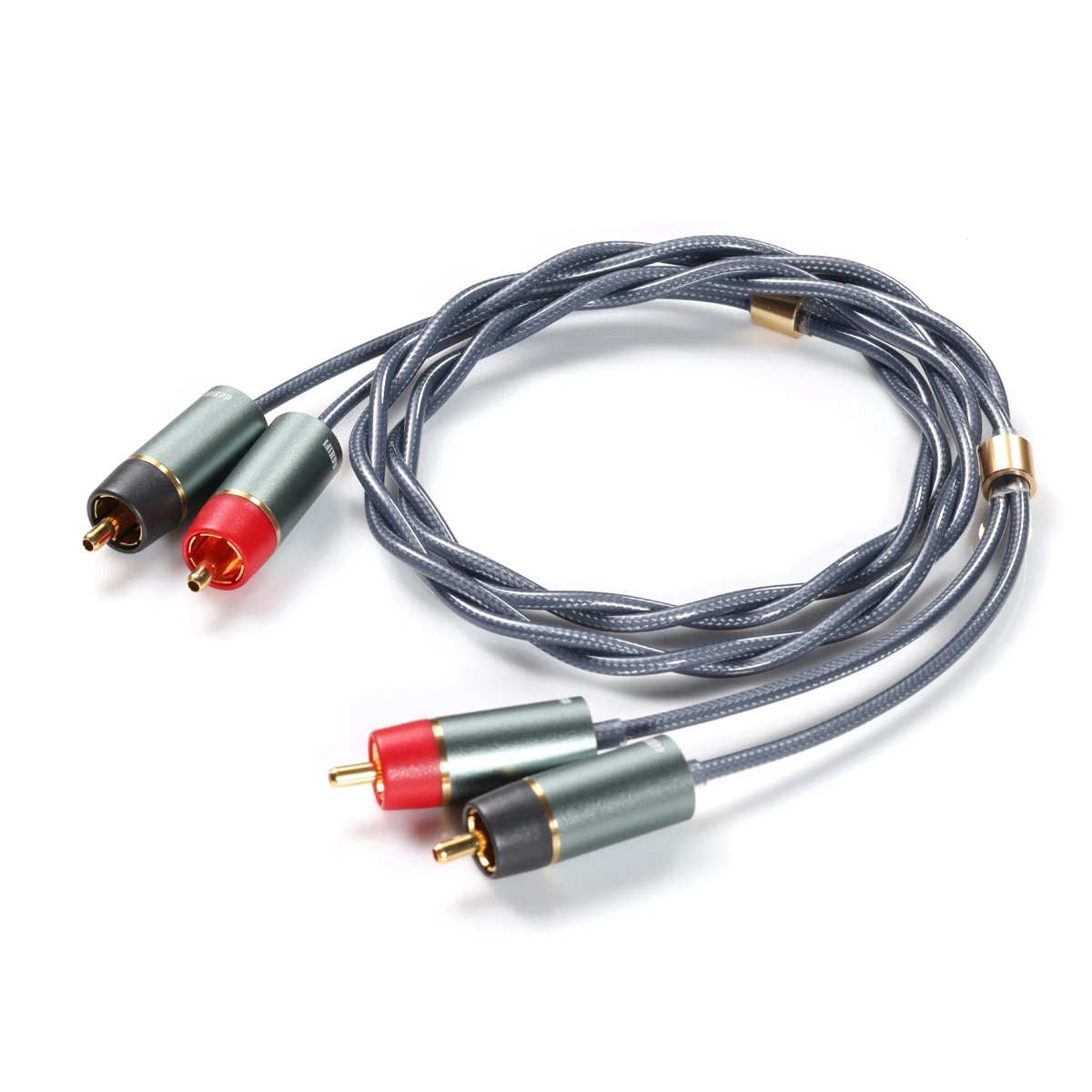 Cables RCA plateados blindados DD ddHiFi RC30A RC30B RC40A para sistemas de escritorio, 3,5/4,4mm/RCA a RCA (disponibles en 60cm / 120cm)