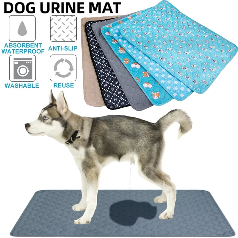 Manta Absorbente Reutilizable para Perros, Pañal Lavable, Alfombrilla de Entrenamiento para Cachorros, Tapete para Orina, para Asiento de Coche de Mascotas, Artículos para Mascotas
