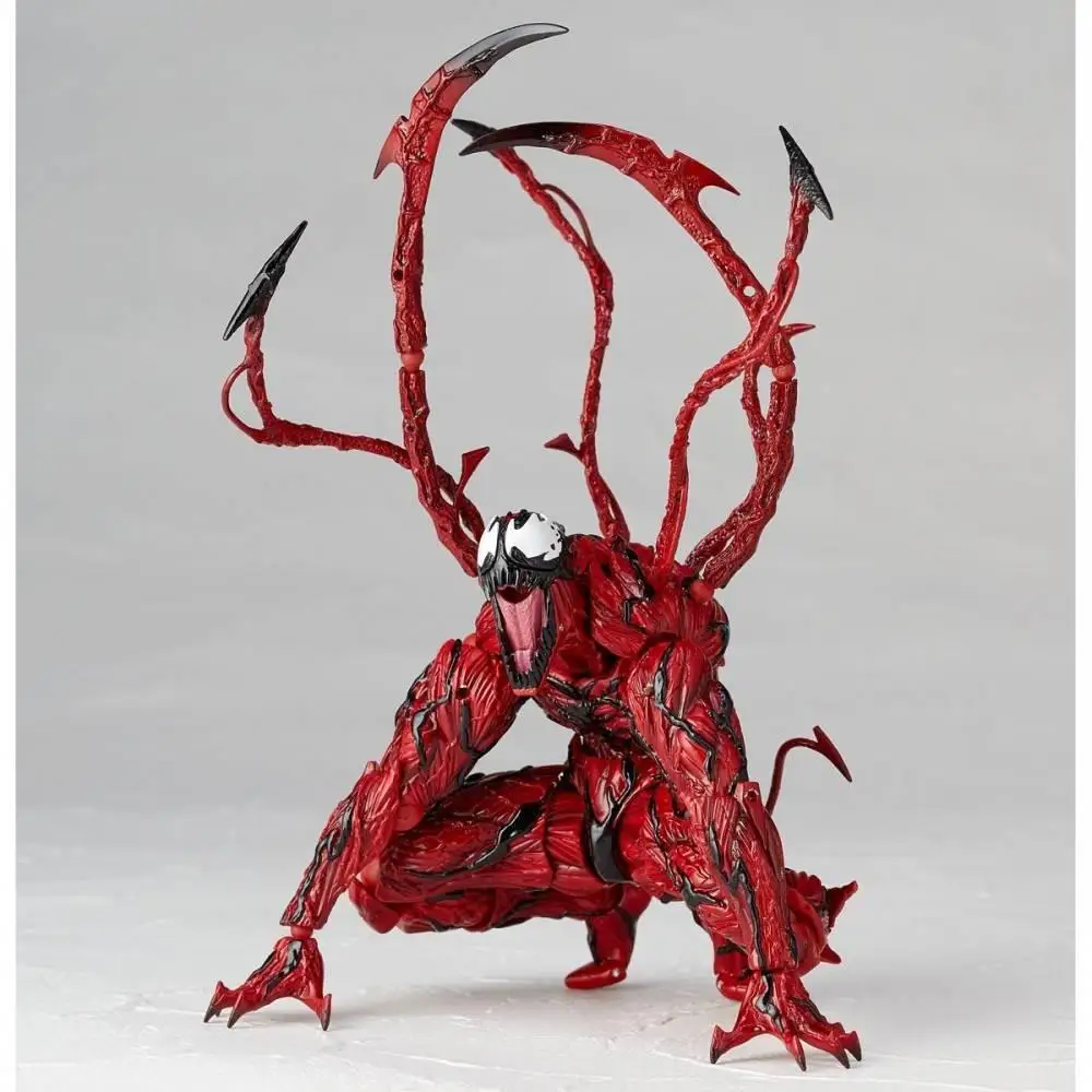 Figura de acción de Spider-Man Carnage Venom de YAMAGUCHI, de la colección Marvel Legends, con articulaciones móviles, rostro intercambiable, estatua, modelo, juguete, regalo.