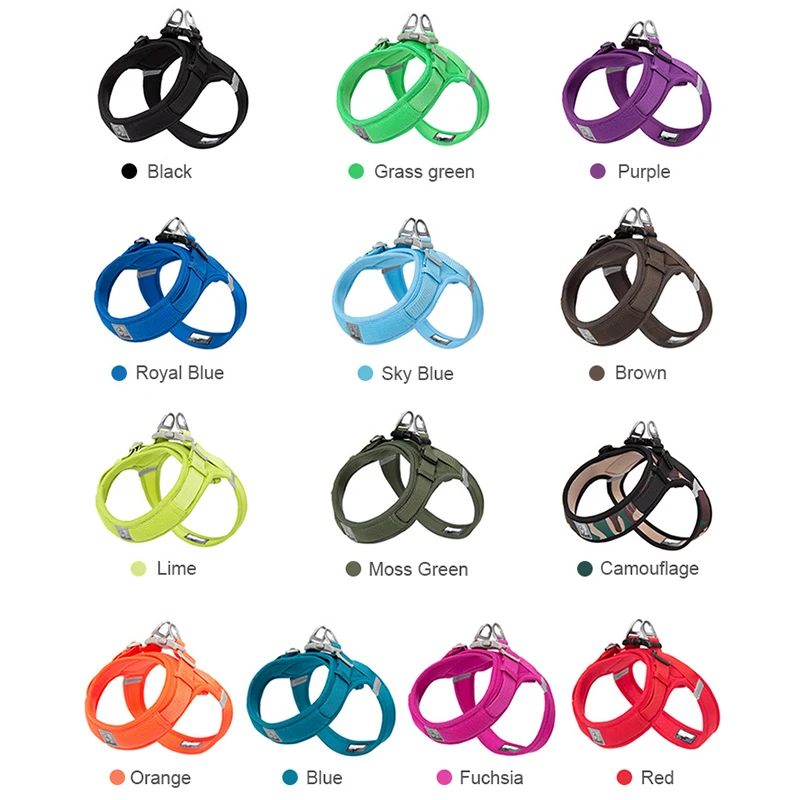 Arnés Truelove para Perros Pequeños y Medianos, Malla de Nailon Transpirable, Ajustable, Resistente, para Entrenamiento al Aire Libre, TLH3013