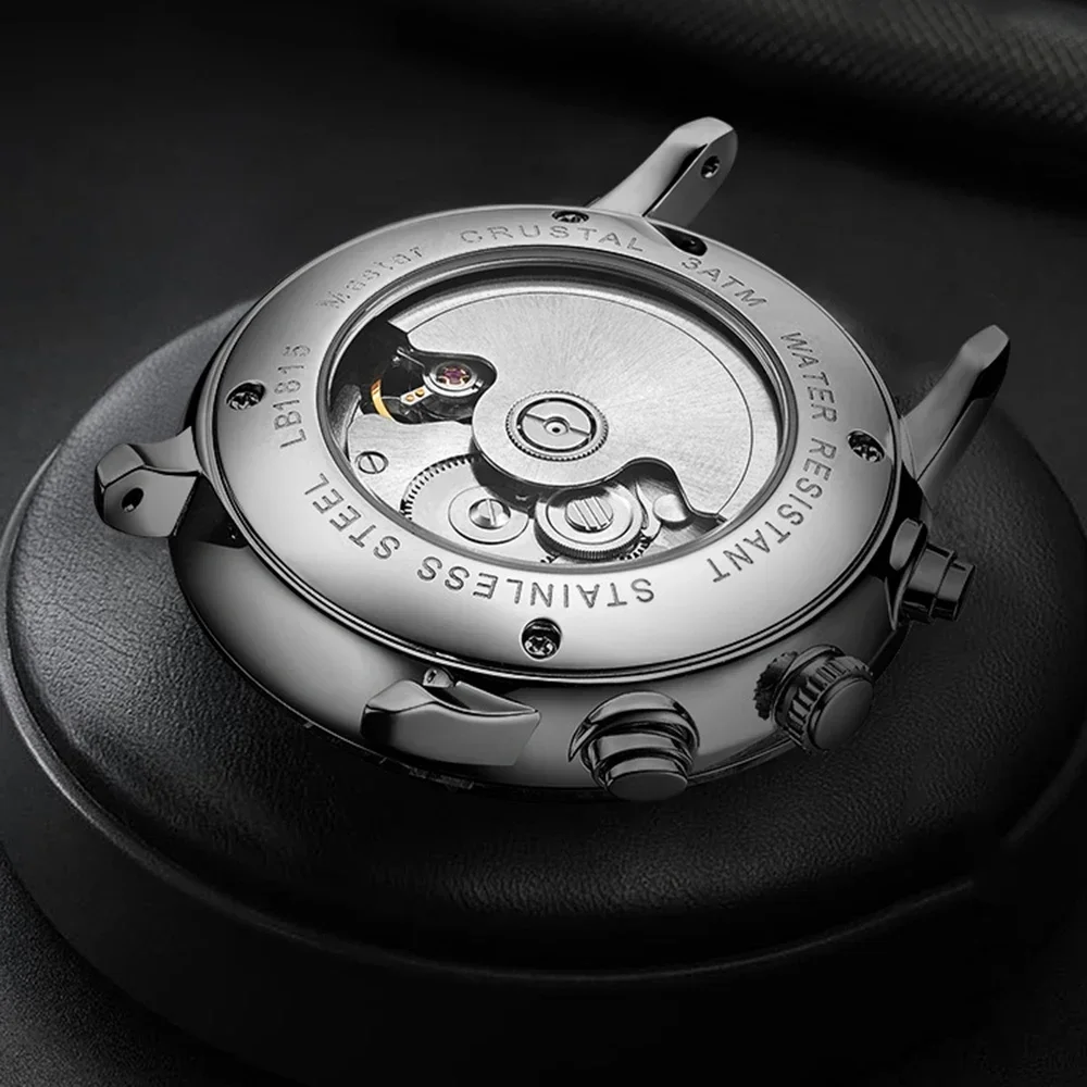 Relojes mecánicos De moda para Hombre, reloj De pulsera automático De negocios, reloj De diseño luminoso De acero inoxidable, Reojes De Hombre, nuevo 2023