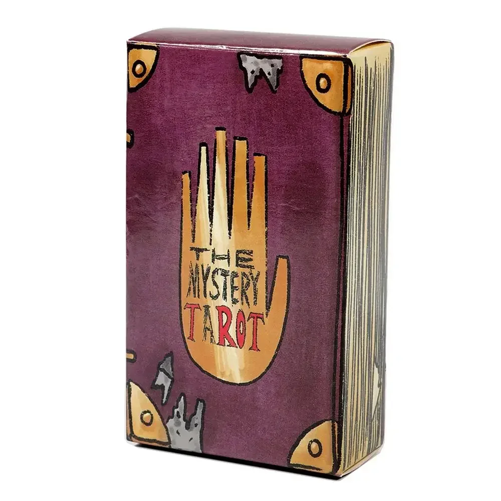 Cartas de Tarot misteriosas A 78 baraja Gravity Falls inspirado 78 baraja de cartas versión en inglés juegos de mesa de Tarot para principiantes Witchy