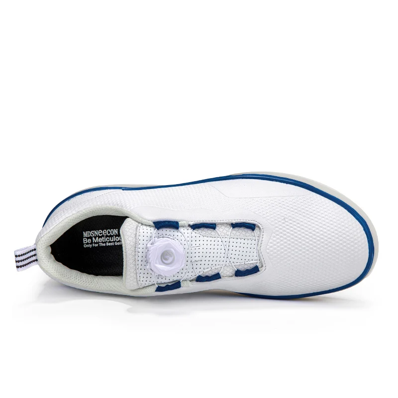 Zapatos de golf para hombre talla grande hasta 47 #   Hebilla giratoria profesional antideslizante sin clavos al aire libre principiante entrenamiento Golf zapatillas Unisex