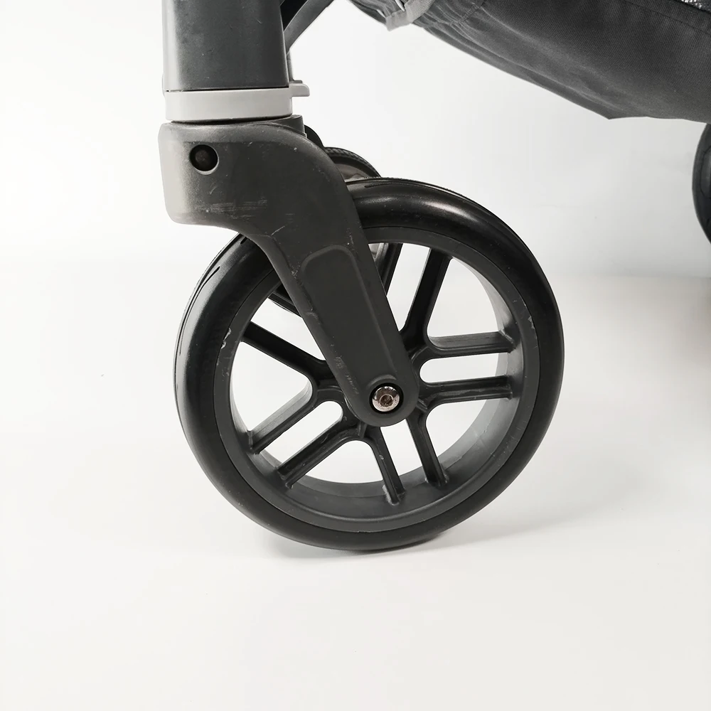 Llanta de rueda Uppababy Vista para V1/V2, cubierta de neumático de rueda de Buggy sin cámara de PU delantera o trasera, accesorios personalizados para cochecito de bebé