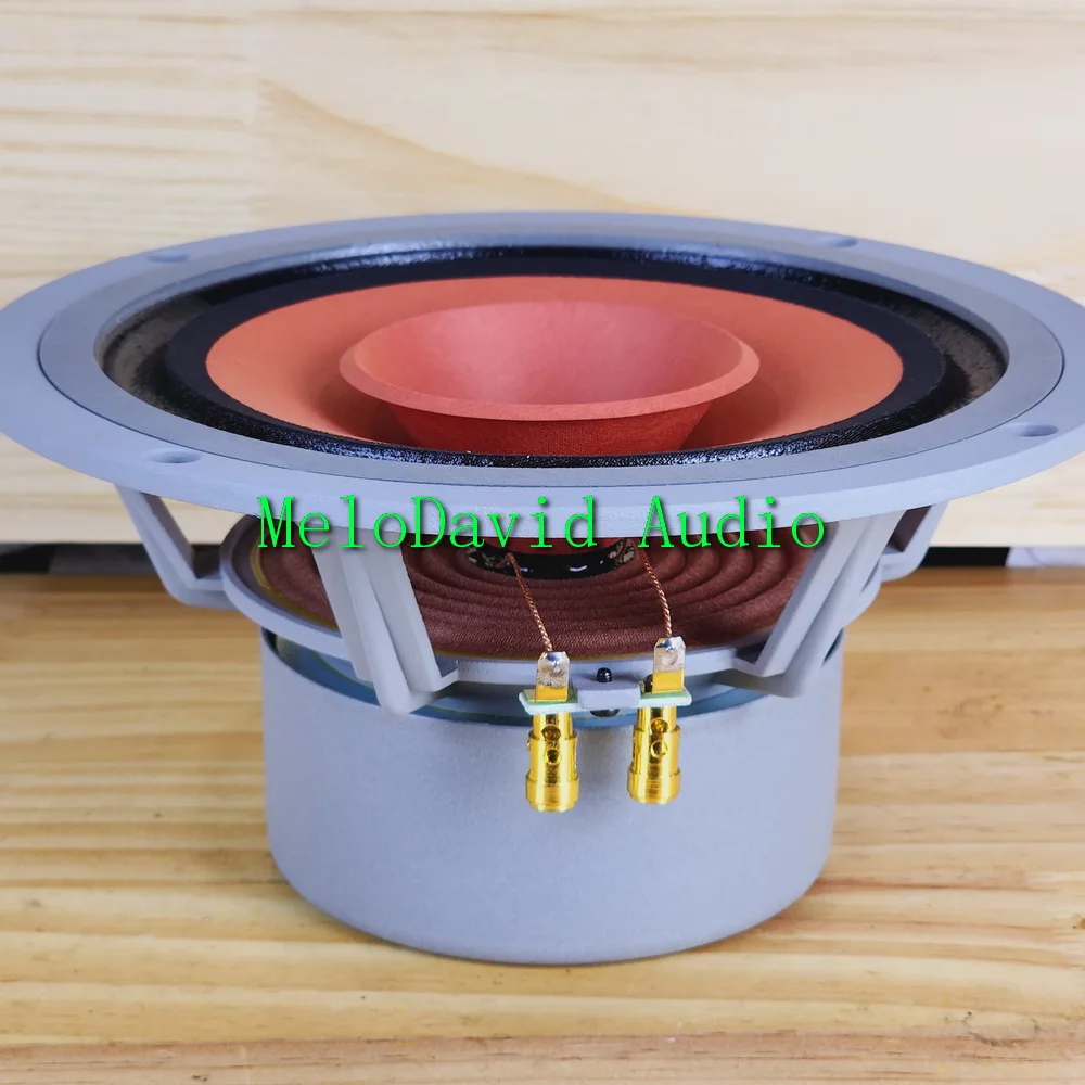 MeloDavid Audio Crystal8 MK2 mezcla de lana cono de papel doble imán altavoz de rango completo de 8 pulgadas