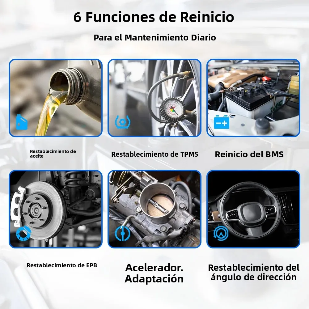 Escáner de Diagnóstico Automotriz TOPDON ArtiDiag500, 4 Sistemas, 6 Funciones de Reinicio, OBD2, Reinicio de SAS/TPMS/BMS/EPB, Herramienta de Diagnóstico para Automóviles, Actualización Gratuita