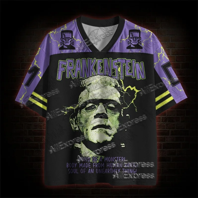 (ZZ) Nueva serie Dark, camiseta de malla de secado rápido estilo urbano, camiseta deportiva transpirable con cuello en V para adultos, elegante y cómoda