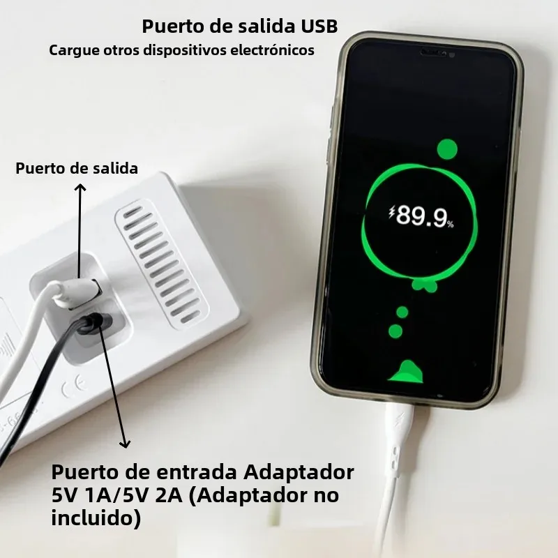 Reloj despertador Digital alimentado por USB, reloj de mesa con repetición de cuenta atrás y sincronización de alarma Dual, fecha y semana, regulable automático, reloj LED DST de 12/24H