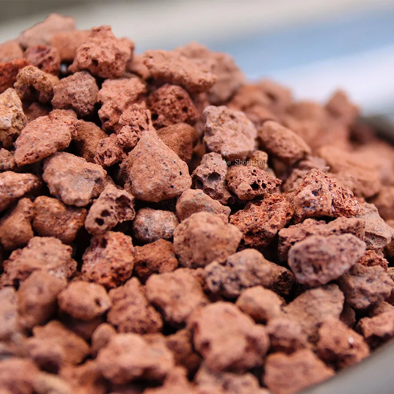 500g/1000g roca volcánica roja planta suculenta ropa de cama granular pecera materiales de purificación de agua suministros de jardinería
